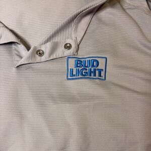 Grey adidas 3x bud light shirt